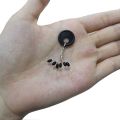 600 Pcs 100 Groups/Set Fishing Bobber Stopper Black  Beads Stopper Fishing Float Beans Space. 