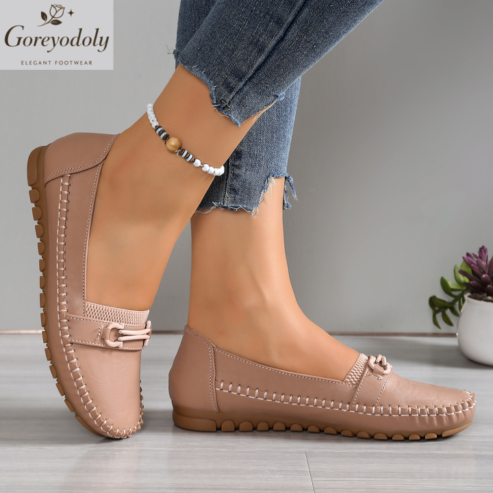 goreyodoly%20Women%20Comfortable%20Slip-On%20Loafers%20Lightweight%20Breathable%20Wide%20Fit%20Flats%20with%20Chain%20Decoration%20-%20Image%206
