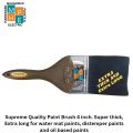 Free Delivery - Paint Brush 4 inches Extra Thick & Extra Long & Easy Grip for Distemper Paint, Water Mat paints, Oil paint, Enamel & Emulsion.. 