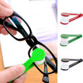 Portable Multifunctional Glasses Cleaning Rub Eyeglass Sunglasses Spectacles Microfiber Cleaner Brushes Wiping Tools Mini. 