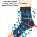 1Pair Ankle Compression Socks Compression Foot Sleeves with Arch And Ankle Support Open-Toe Design Neuropathy Socks. 