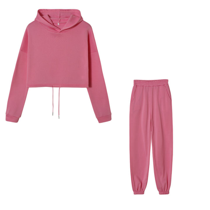 Fashion%20Trend%20Women's%20Wear,%20Long-sleeved%20Sports%20Casual%20Suit%20Waist%20Two-piece%20Set%20-%20Image%205