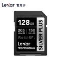 Lexar SILVER PLUS SD Card 64GB 128GB 256GB Flash Memory Card UHS-I SILVER PLUS High Speed 205MB/s  Memory Card For 4K Camera. 