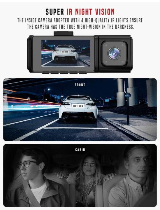 iiwey%201080P%20Front%20and%20Rear%20Inside%20Dash%20Cam%203%20Channel,%20Three%20Way%20Car%20Dash%20Camera%20with%20IR%20Night%20Vision,%202.45%20Inch%20IPS%20Screen,%2024H%20Parking%20Monitor,%20Motion%20Detection%20for%20Uber%20Taxi%20Driver%20-%20Image%204