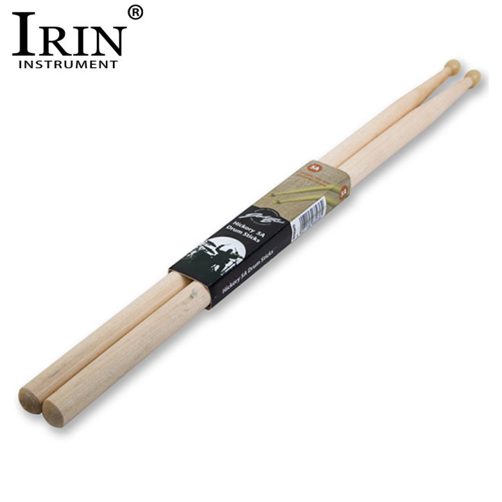 IRIN 1 Pair Maple Wood Drum Sticks 5A 7A Electronic Drum Rack Nylon Tip ...