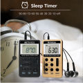 Retekess V112 Radio Mini Pocket Radio Receiver Portable Radios AM FM Rechargeble Sleep Time Earphone For Walkman Go Hiking. 