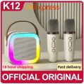 K12 Bluetooth Karaoke Machine Portable  5.3 PA Speaker System with 1-2 Wireless Microphones Home Family Singing Children's Gifts. 