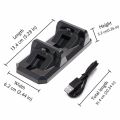 Dual Controller Charger Dock For PS4 Gamepad Charging Base Stand Holder For PlayStation 4 Controle Gaming accessories.
