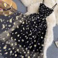 YuooMuoo Women Dress 2026 New Korean Fashion Floral Print Spaghetti Straps Mesh Party Dress Vacation Style Lady Beach Vestidos. 