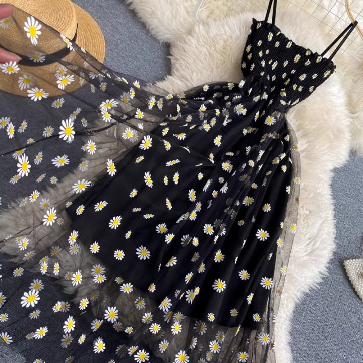 YuooMuoo%20Women%20Dress%202026%20New%20Korean%20Fashion%20Floral%20Print%20Spaghetti%20Straps%20Mesh%20Party%20Dress%20Vacation%20Style%20Lady%20Beach%20Vestidos%20-%20Image%206