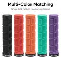 BUCKLOS Bicycle Handle Soft Rubber Mountain Bike Grips Lock on Bicycle Handle Grips Shock-absorption Bike Handlebar Grips. 