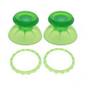TingDong For Sony  Dualsense 5 PS5 Controller 3D Analog Mushroom Cap Thumbstick Joystick Cover with Accent Rings Plastic. 