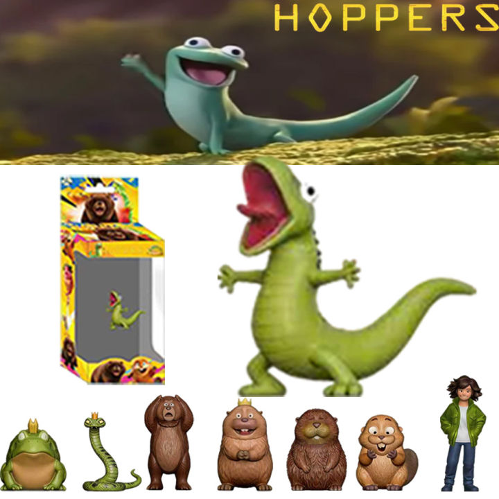 8Pcs Anime Hoppers lizard Mabel/King George/Mayor Jerry Cute Funny