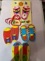 Shoes Lacing Exercises Educational kit PLE For Kids At Montessori, School, Child Care Centers. 