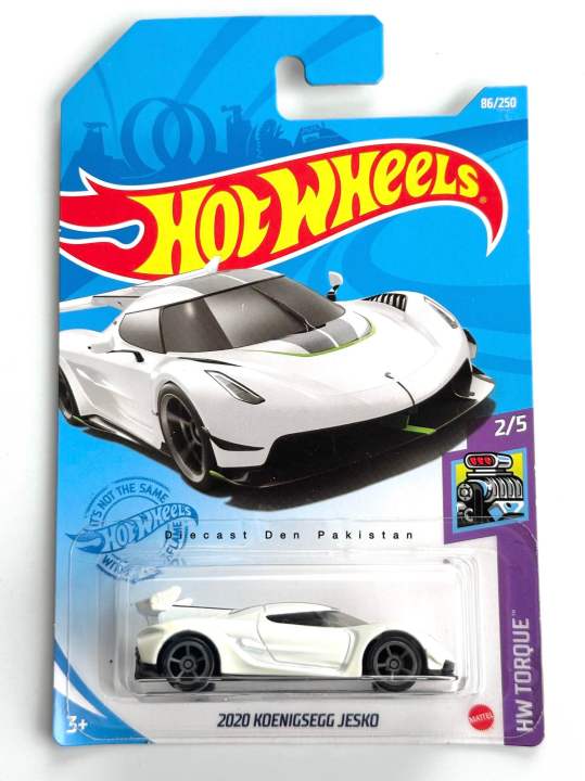 KOENIGSEGG JESKO White HW Torque 1/64 Scale Diecast Car Hot Wheels