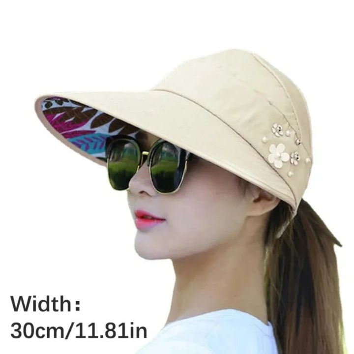 Summer%20Sun%20Hats%20for%20Women%20Wide%20Brim%20Sun%20Hat%20UV%20Protection%20Caps%20Floppy%20Beach%20Packable%20Visor%20Protection%20Sports%20Sun%20Hat%20-%20Image%205