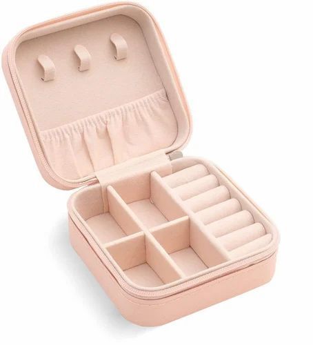 Small Jewelry Box, Travel Portable Jewelry Case For Ring, Pendant, Earring, Necklace, Bracelet Organizer Storage Holder Boxes