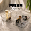 Makeup Organizer Acrylic Multi Grid Storage Rack Cosmetic Shelf Make Up For Dressing Table Bathroom Perfume Beauty Tool Organizers Space Saver Box. 