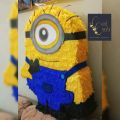 Minion themed/ shaped character empty pinata for kids/ children birthday parties. 