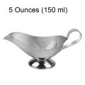 Fruit Salad Dressing Black Pepper Sauce Cup Kitchen Home Tool 304 Stainless Steel Western Food Juice Boat Restaurant Bar Tool.