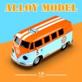 Bus toy car model in orange blue color can be collected as birthday/Christmas/Halloween/Thanksgiving/Easter gifts. 