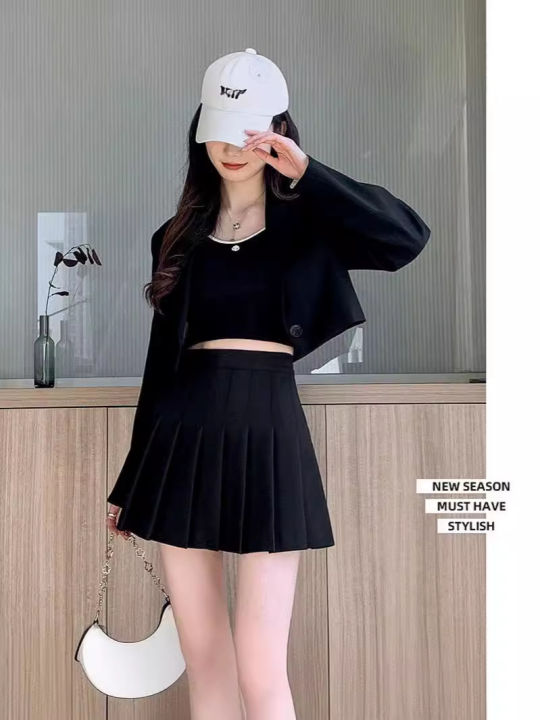 New%20Pleated%20Skirt%20for%202025%20Womens%20Mini%20Skirts%20Japanese%20School%20High%20Waist%20Kawaii%20Cute%20Grey%20Plaid%20Skirt%20Uniform%20Harajuku%20Jupe%20-%20Image%206