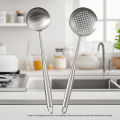 Food Stainless Steel Wok Spatula Metal kitchen utensils Slotted Turner Spoon Ladle Cooking Tools Utensil Set Kitchen Accessories. 