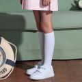 Knee High Socks Kids Boys Girls Long Tube Socks for School Uniform Children White Socks Harajuku Socks Long Student Black.