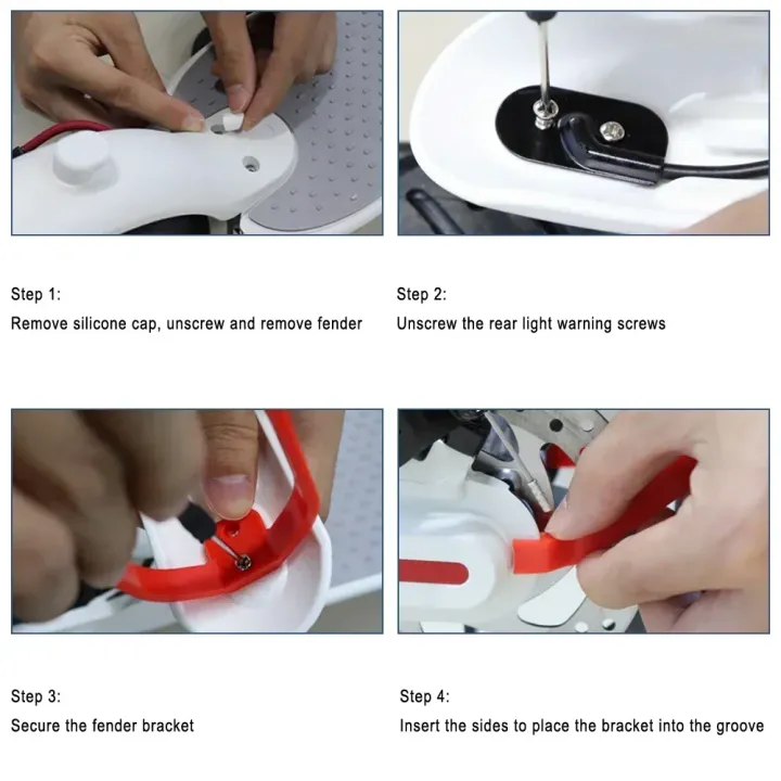 Modifited%20Fender%20Heighten%20Pad%20Kit%20for%20Xiaomi%20M365%20Pro%201S%20Electric%20Scooter%2010Inch%20Tyre%20Rear%20Wheel%20Mudguard%20Kickstand%20Foot%20Support%20-%20Image%205