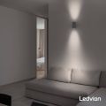 Gesto Wall Lights - 10W IP65 Waterproof Wall Lamp - K Shape Fancy LED Light for Wall - Up & Down Aluminum Wall Lamps - Outdoor Wall Lights for Elevation,Garden & Patio Lights - (Warm White). 