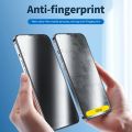 2PCS Privacy Matte Tempered Glass For iPhone 11 12 13 14 15 16 Pro Max Plus Protective Glass  Anti Spy Peeping Screen Protector. 
