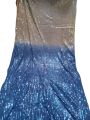Double Shaded Sequin Fabric on Net with Silver Sequins – Shimmery and Shiny. 