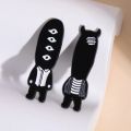 2-3pcs Cartoon Comic Goodnight Punpun Enamel Pin Oyasumi Punpun Devil Horn Eyes Brooches Lapel Backpack Badge For Kids Friends. 