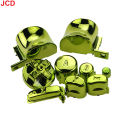 JCD 1set For Gamecube NGC Game Controller Electroplating Button Keys ABXY Z Keypads L R Buttons Replacement Accessories.