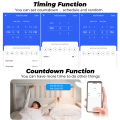 QNCX 16A Smart Socket EU WIFI Tuya Plug Smart Home Voice Timer Power Monitor Outlet For Smart Life APP Alexa Google Home Black. 