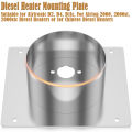 Diesel Heater Mounting Plate for Airtronic D2/D4/D1LC 60 mm Stainless Steel Diesel Heater Turret Mount Plate Rustproof. 