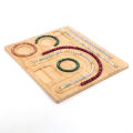 1PCS AAA Bamboo Bead Board Wood Jewelry Making Measuring Tool for DIY Bracelet Necklace Accessories Finding Organizer Tray Craft. 