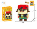 Anime THE KING OF FIGHTERS Game Action Building Blocks Kyo Kusanagi Iori Yagami Toys KOF Building Blocks  For children. 