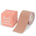 Boxed 5Cm*5M/Roll Invisible Push-Up Breast Enhancement Tape, Breathable Elastic Fabric Breast Lift Tape Self-Adhesive Push Nippl. 