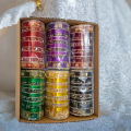 Fancy Metal Bangles Set MultiColor. 1pc. 