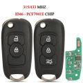 jingyuqin Remote Flip Smart Car Key For Opel Vauxhall Astra K Buick Verano Excelle GT 2/3Buttons 315/434MHZ ID46 PCF7941E Chip. 