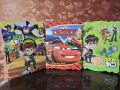 Pack of 3 Colouring Books for Boys black and white Ben 10 +Cars+Ben 10. 