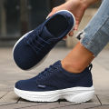 Platform Women Running Shoes Breathable Comfortable Outdoor Camping Running Shoes Minimalist Wide Last Soft Sole Tennis Sneakers. 