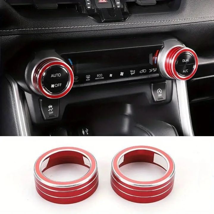 For%20Toyota%20RAV4%20WILDLANDER%202020-2025%202pcs%20Aluminum%20Air%20Conditioner%20Climate%20Control%20Knob%20Cover%20Radio%20Volume%20Button%20Ring%20Cover%20-%20Image%208
