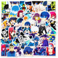 10/30/50pcs Cool Football Anime Blue Lock Stickers Cartoon Isagi Yoichi Graffiti Sticker Phone Diary Luggage Decal for Kids Toy. 