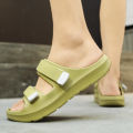 A Pair of Men's Slippers, Wear-Resistant, Sports, Soft-Soled, Comfortable, Outdoor Outer Wear, Men's Shoes, New Summer Shoes. 