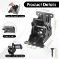 2/4/6/8 Pcs TopDirect Folding Bracket Hinge Self-Lock Extension Hinge for Furniture Cabinet Table Repair Support Holder Home Use. 