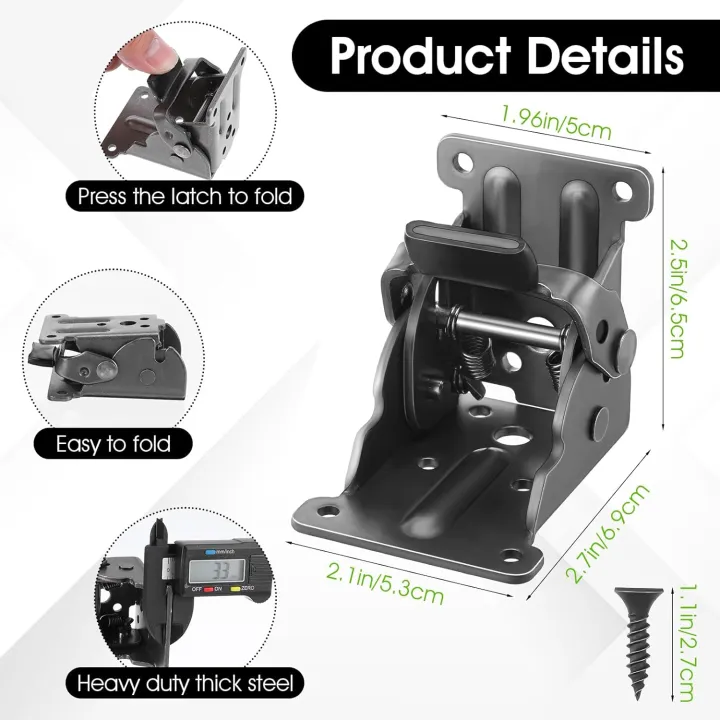 2/4/6/8%20Pcs%20TopDirect%20Folding%20Bracket%20Hinge%20Self-Lock%20Extension%20Hinge%20for%20Furniture%20Cabinet%20Table%20Repair%20Support%20Holder%20Home%20Use%20-%20Image%205