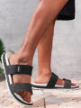 Men's Casual Slippers Waterproof Non-Slip Soft Sole Wear-Resistant Slip-On Fashion Sandals.