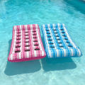 1 PC Inflatable Hole Floating Raft Portable Floating Bed Suitable for Summer Beach Swimming Pool Water Entertainment. 